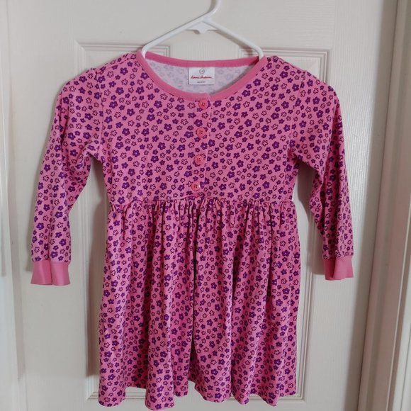 Hanna Andersson Other - HANNA ANDERSSON PINK PURPLE FLOWERS DRESS